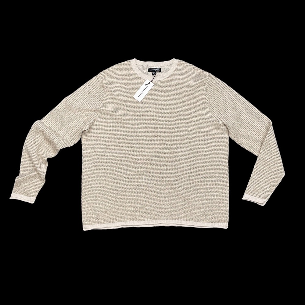 Treasure & Bond Sweater Mens Size 2XL Beige Long Sleeve‎ NWT